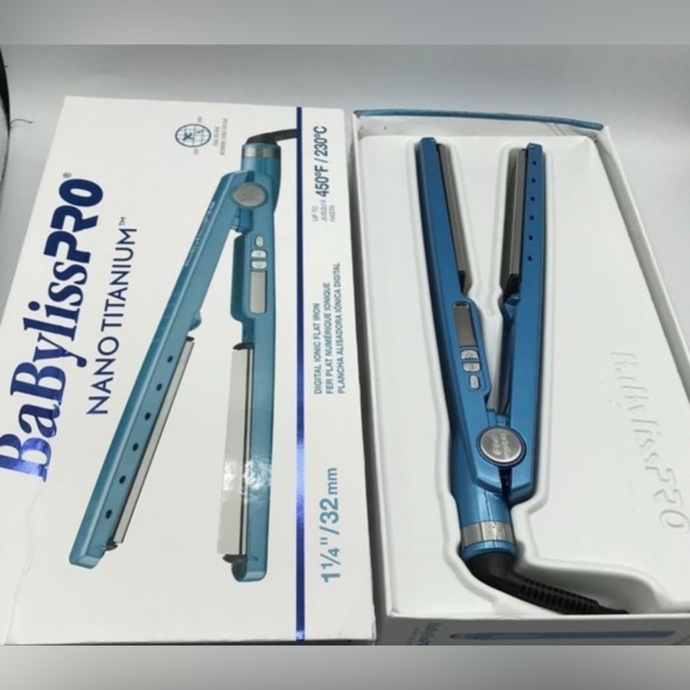 BaBylissPRO Nano Titanium Digital Straightener, 1 Inch